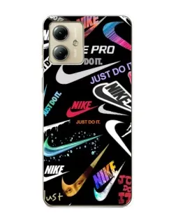 Чехол для Motorola MOTO G14 с картинкой «Nike — роскошь»