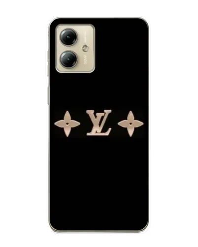 Чехол для Motorola MOTO G14 с картинкой «Louis Vuitton — минимализм»