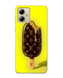 Чехол для Motorola MOTO G14 с картинкой «Мороженое от LV»