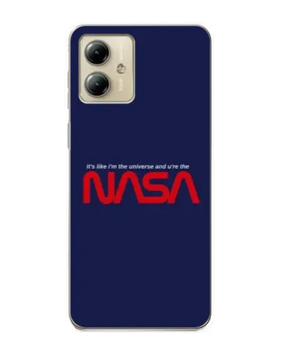 Чехол для Motorola MOTO G14 с картинкой «NASA — глубокий космос»