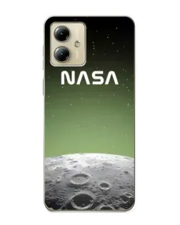Чехол для Motorola MOTO G14 с картинкой «NASA — лунный градиент»