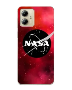 Чехол для Motorola MOTO G14 с картинкой «NASA — красная туманность» Чехол для Motorola MOTO G14 с картинкой «NASA — красная туманность»