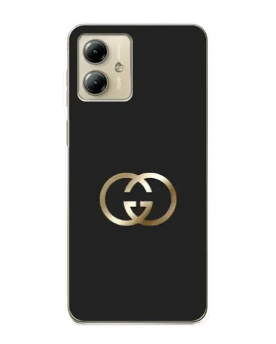 Чехол для Motorola MOTO G14 с картинкой «Минимализм Gucci»