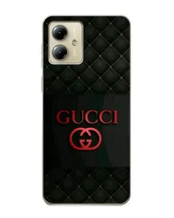 Чехол для Motorola MOTO G14 с картинкой «Gucci — стеганый черный»