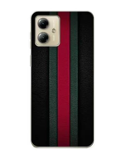 Чехол для Motorola MOTO G14 с картинкой «Gucci — неоновая линия»