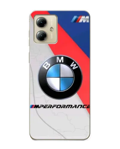 Чехол для Motorola MOTO G14 с картинкой «BMW Performance стиль»