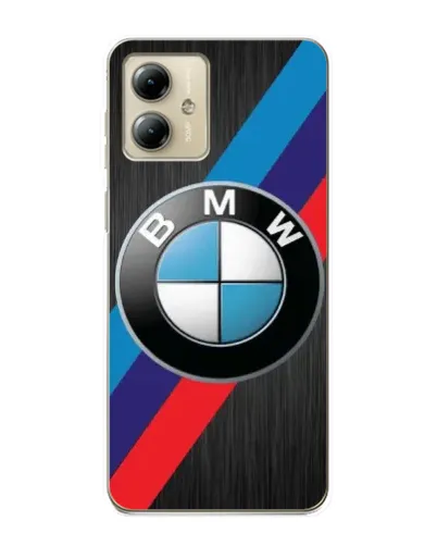 Чехол для Motorola MOTO G14 с картинкой «BMW M-stripes стиль»