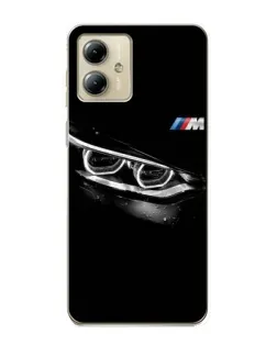 Чехол для Motorola MOTO G14 с картинкой «BMW — взгляд тигра» Чехол для Motorola MOTO G14 с картинкой «BMW — взгляд тигра»
