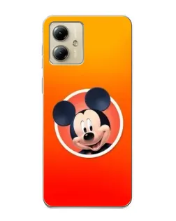 Чехол для Motorola MOTO G14 с картинкой «Mickey в круге»