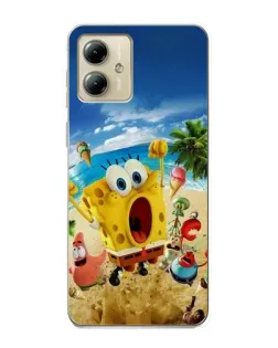 Чехол для Motorola MOTO G14 с картинкой «Развлечения на пляже»