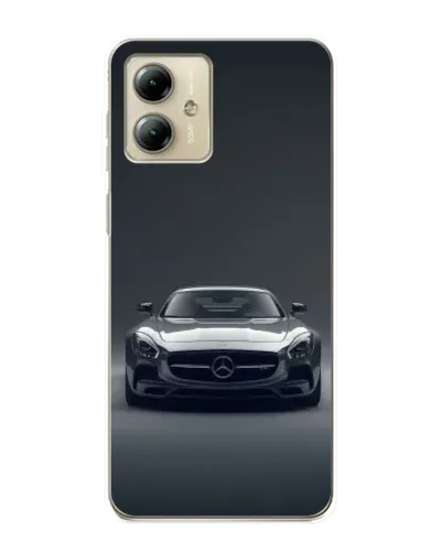 Чехол для Motorola MOTO G14 с картинкой «Mercedes на черном» Чехол для Motorola MOTO G14 с картинкой «Mercedes на черном»