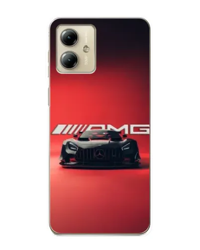 Чехол для Motorola MOTO G14 с картинкой «Mercedes AMG — красная линия» Чехол для Motorola MOTO G14 с картинкой «Mercedes AMG — красная линия»