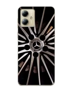 Чехол для Motorola MOTO G14 с картинкой «Диск Mercedes»