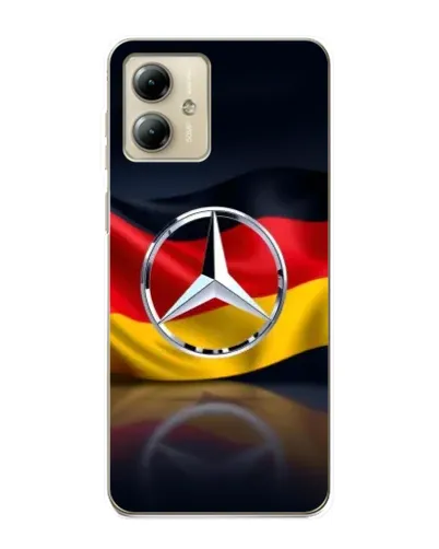 Чехол для Motorola MOTO G14 с картинкой «Mercedes — флаг Германии» Чехол для Motorola MOTO G14 с картинкой «Mercedes — флаг Германии»