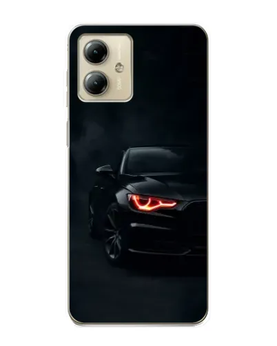 Чехол для Motorola MOTO G14 с картинкой «Audi — хищный взгляд»