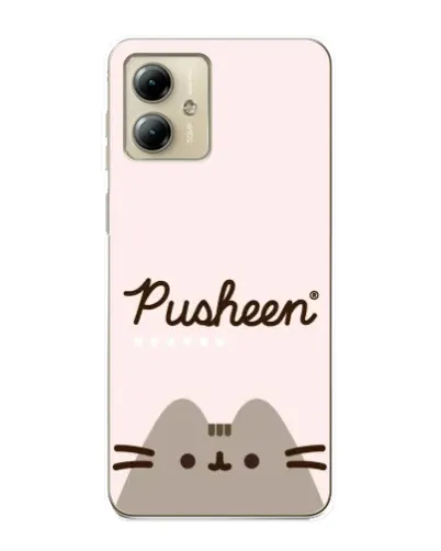 Чехол для Motorola MOTO G14 с картинкой «Pusheen логотип» Чехол для Motorola MOTO G14 с картинкой «Pusheen логотип»