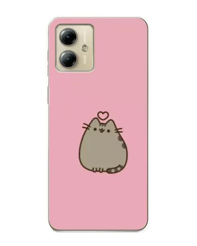 Чехол для Motorola MOTO G14 с картинкой «Pusheen сердце» Чехол для Motorola MOTO G14 с картинкой «Pusheen сердце»