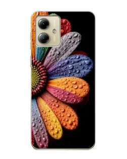 Чехол для Motorola MOTO G14 с картинкой «Радужный цветок» Чехол для Motorola MOTO G14 с картинкой «Радужный цветок»