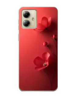 Чехол для Motorola MOTO G14 с картинкой «Маковые соцветия» Чехол для Motorola MOTO G14 с картинкой «Маковые соцветия»
