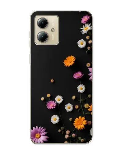 Чехол для Motorola MOTO G14 с картинкой «Цветочная композиция»