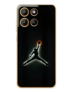 Чехол для Motorola Moto G15 Power с картинкой «Jordan Gradient Logo»