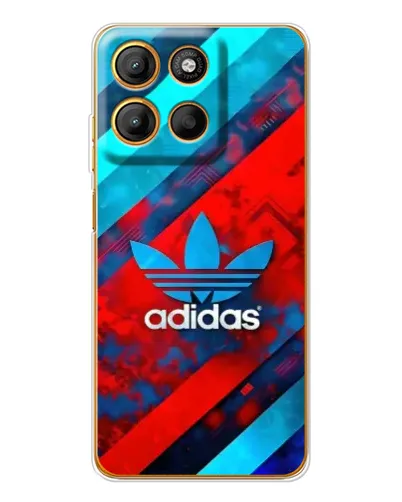 Чехол для Motorola Moto G15 Power с картинкой «Абстракция Adidas»
