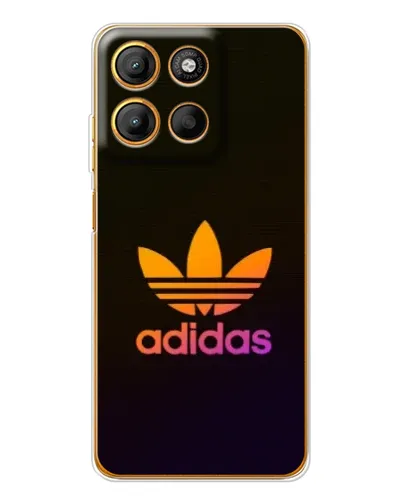 Чехол для Motorola Moto G15 Power с картинкой «Градиент Adidas»