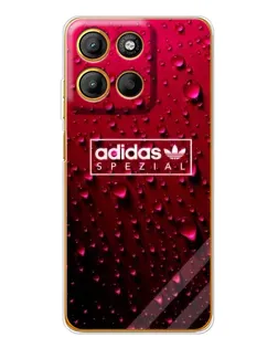Чехол для Motorola Moto G15 Power с картинкой «Adidas Gold Marble»