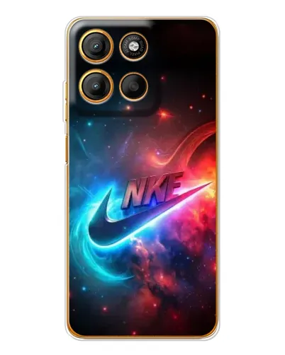Чехол для Motorola Moto G15 Power с картинкой «Огненный логотип Nike» Чехол для Motorola Moto G15 Power с картинкой «Огненный логотип Nike»