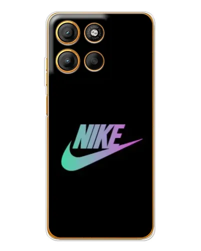 Чехол для Motorola Moto G15 Power с картинкой «Nike — городская ночь» Чехол для Motorola Moto G15 Power с картинкой «Nike — городская ночь»