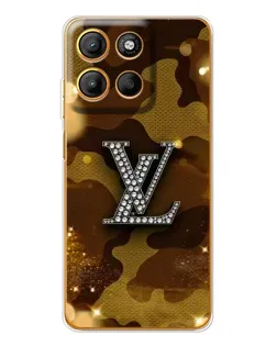 Чехол для Motorola Moto G15 Power с картинкой «Камуфляжный Louis Vuitton»