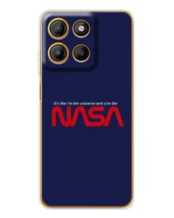 Чехол для Motorola Moto G15 Power с картинкой «NASA — глубокий космос»