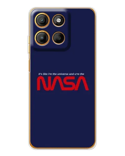Чехол для Motorola Moto G15 Power с картинкой «NASA — глубокий космос»