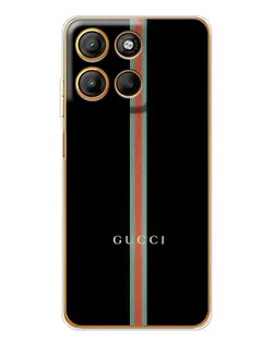 Чехол для Motorola Moto G15 Power с картинкой «Gucci — строгая линия»