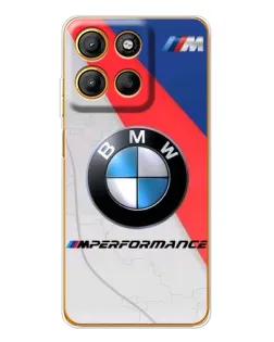 Чехол для Motorola Moto G15 Power с картинкой «BMW Performance стиль» Чехол для Motorola Moto G15 Power с картинкой «BMW Performance стиль»