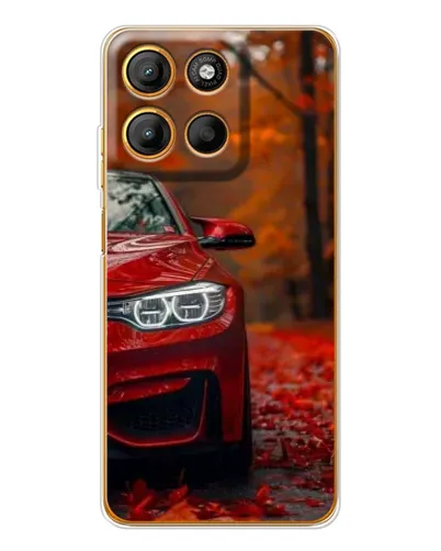 Чехол для Motorola Moto G15 Power с картинкой «Осенняя BMW M4»