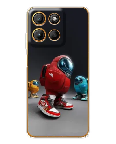 Чехол для Motorola Moto G15 Power с картинкой «Among Us — 3D стиль»