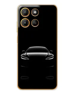 Чехол для Motorola Moto G15 Power с картинкой «Силуэт Tesla Night» Чехол для Motorola Moto G15 Power с картинкой «Силуэт Tesla Night»