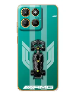 Чехол для Motorola Moto G15 Power с картинкой «Mercedes AMG Petronas»