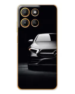 Чехол для Motorola Moto G15 Power с картинкой «Свет фар Mercedes»
