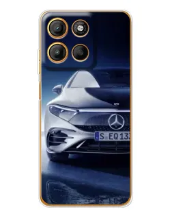Чехол для Motorola Moto G15 Power с картинкой «Mercedes EQ — будущее»