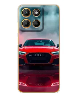 Чехол для Motorola Moto G15 Power с картинкой «Audi RS — красный стиль» Чехол для Motorola Moto G15 Power с картинкой «Audi RS — красный стиль»