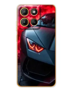Чехол для Motorola Moto G15 Power с картинкой «Lamborghini красное сияние» Чехол для Motorola Moto G15 Power с картинкой «Lamborghini красное сияние»