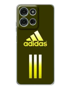 Чехол для Motorola Moto G15 с картинкой «Оливковый градиент Adidas»