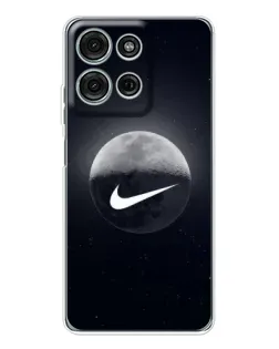 Чехол для Motorola Moto G15 с картинкой «Nike в стиле граффити»