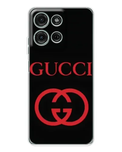 Чехол для Motorola Moto G15 с картинкой «Gucci — красный логотип» Чехол для Motorola Moto G15 с картинкой «Gucci — красный логотип»