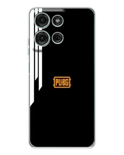 Чехол для Motorola Moto G15 с картинкой «PUBG — вертикальные линии» Чехол для Motorola Moto G15 с картинкой «PUBG — вертикальные линии»