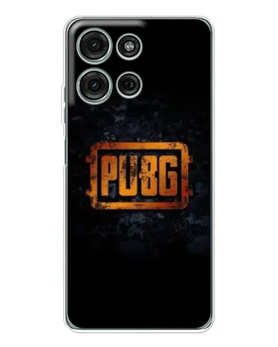 Чехол для Motorola Moto G15 с картинкой «PUBG — золотой логотип» Чехол для Motorola Moto G15 с картинкой «PUBG — золотой логотип»