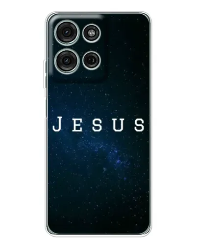 Чехол для Motorola Moto G15 с картинкой «Звездное небо Jesus» Чехол для Motorola Moto G15 с картинкой «Звездное небо Jesus»