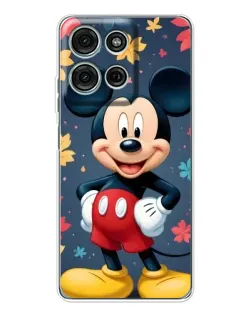 Чехол для Motorola Moto G15 с картинкой «Осенний Mickey Mouse»